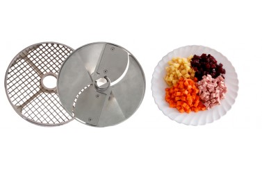 Набор (решетка+нож) для нарезки кубиками 10х10х10 для овощерезок МПР-350М, МПО-1